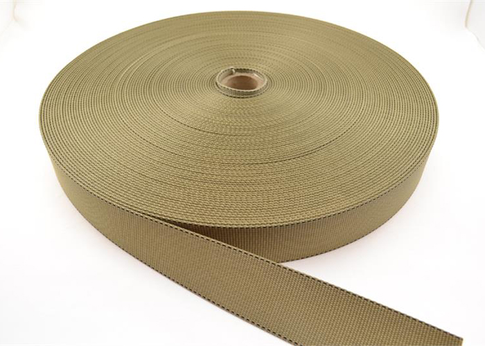 Military Elastic Webbing 4" TAN    MilSpec  MIL-W-5664  sold by the Yard