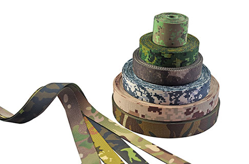 1inch (25mm) Solution Dyed Nylon Webbing MultiCam® Camouflage Mil-W-43668  (A-A-55301 Type III) MMI whiskey two four
